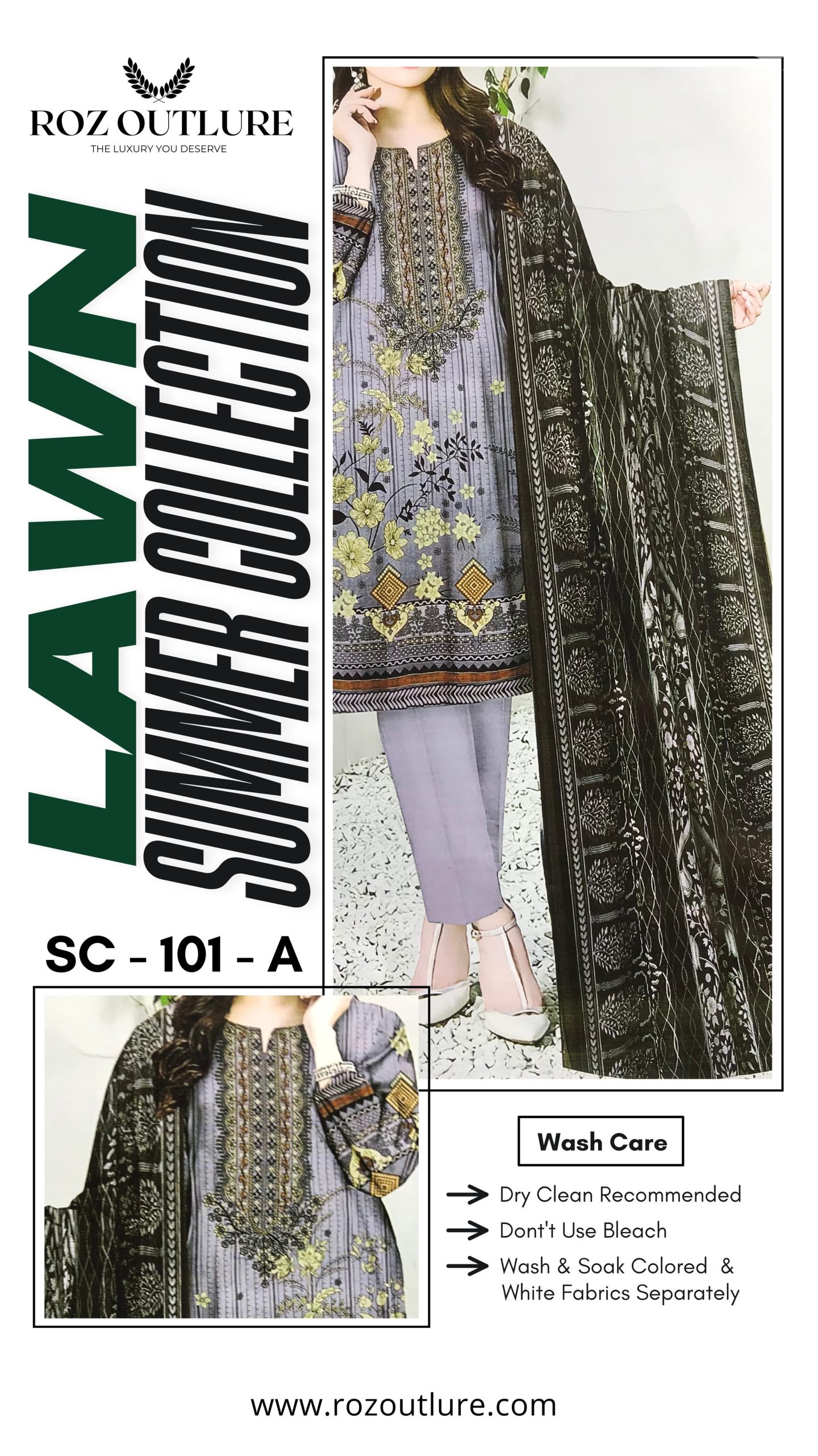 Lawn Summer Collection SC - Roz Outlure